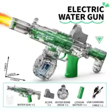 Blaster à Eau Électrique Rechargeable – Grande Portée, Réservoir Haute Capacité et Tir Automatique