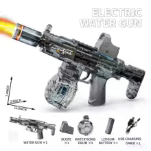 Blaster à Eau Électrique Rechargeable – Grande Portée, Réservoir Haute Capacité et Tir Automatique
